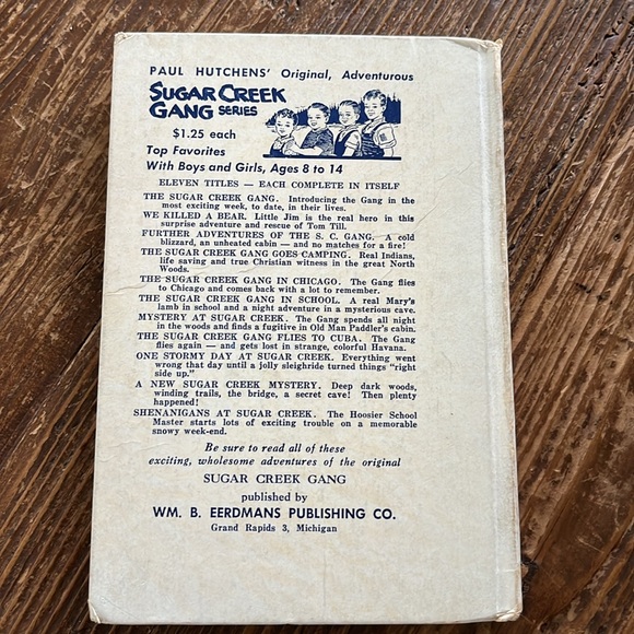 The Sugar Creek Gang in School 1942 Paul Hutchens - Picture 2 of 7